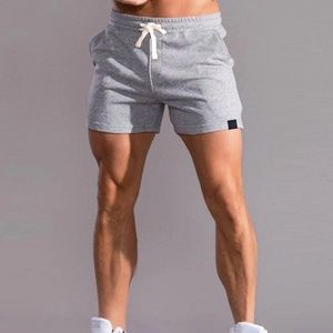 Men Drawstring Waist Shorts